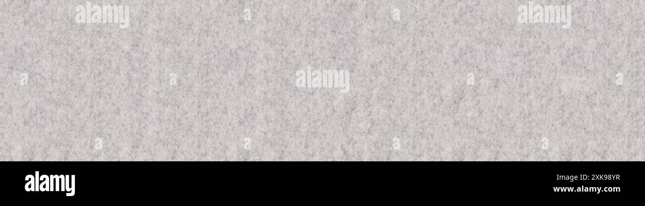 Fragment of grey thick felt material. Panoramic seamless texture Stock Photo