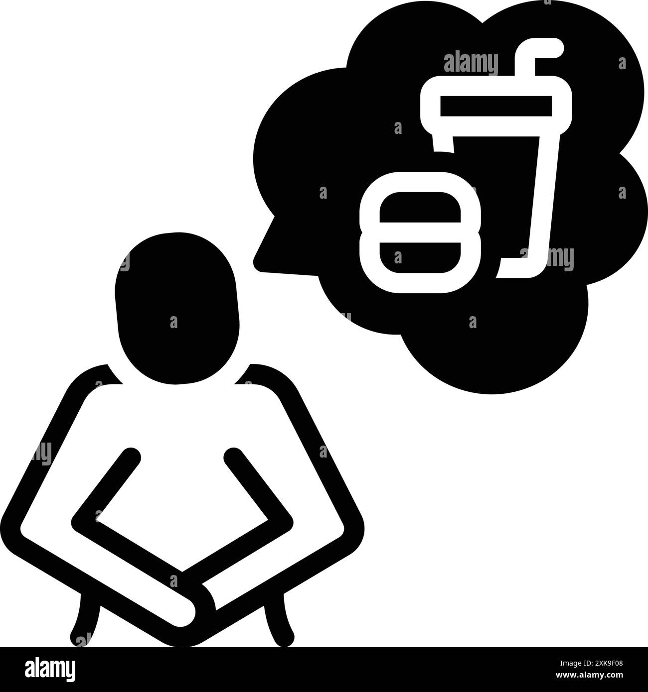 Hungry man logo hi-res stock photography and images - Alamy