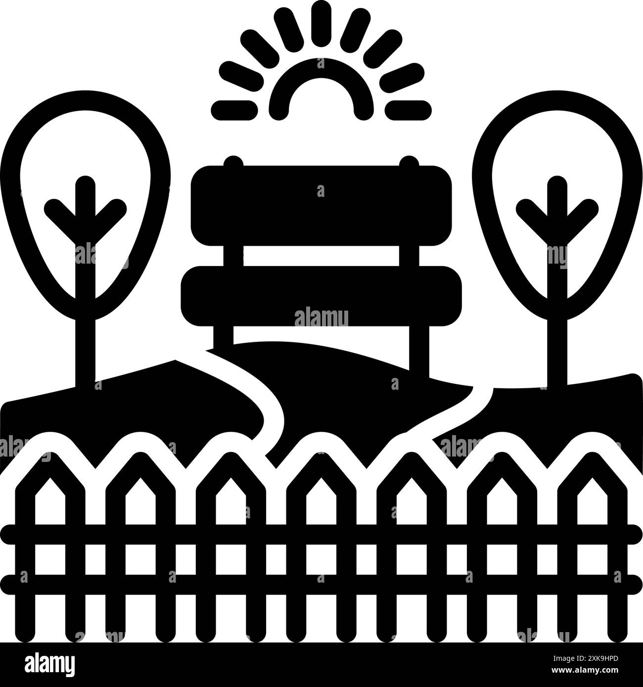 Botanical gardens sign Stock Vector Images - Alamy