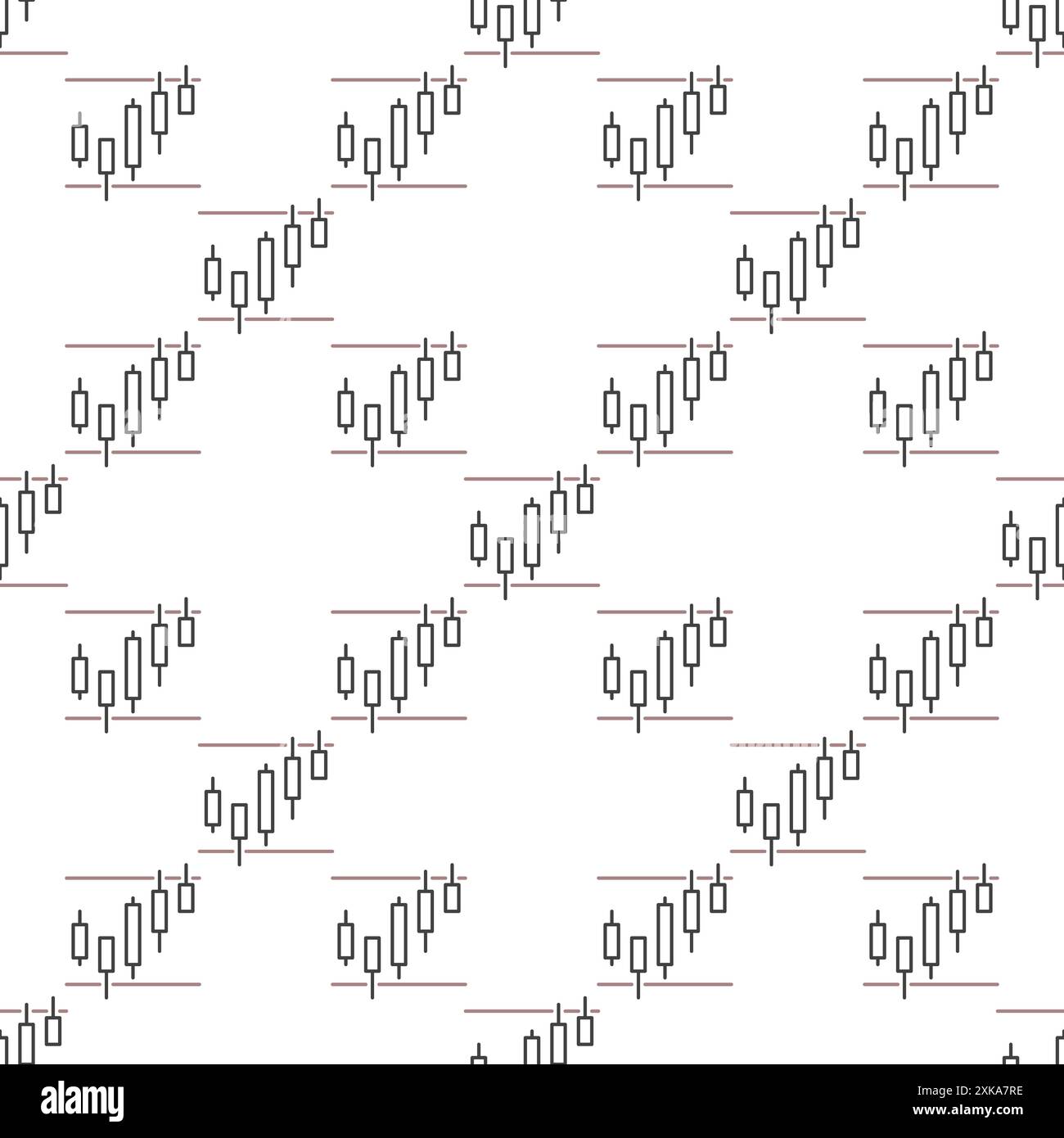 Cryptocurrency Candlestick Charts vector Technical Analysis concept ...