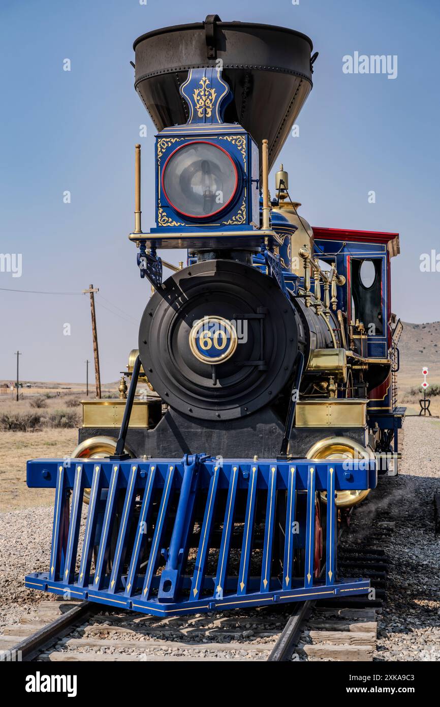 Central Pacific steam engine Jupiter operating at Golden Spike National ...