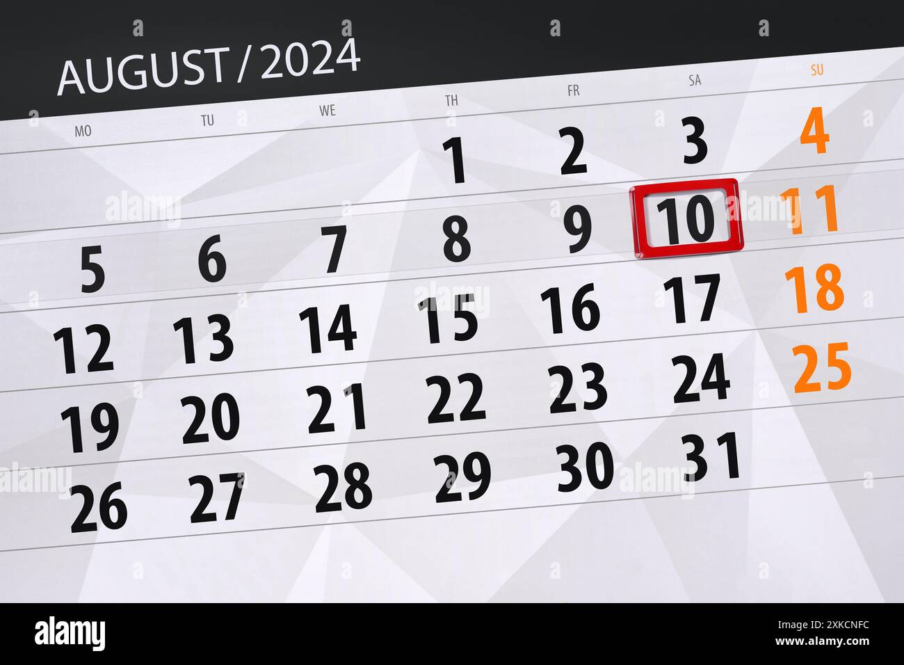 Saturday 10 august 2024 hires stock photography and images Alamy