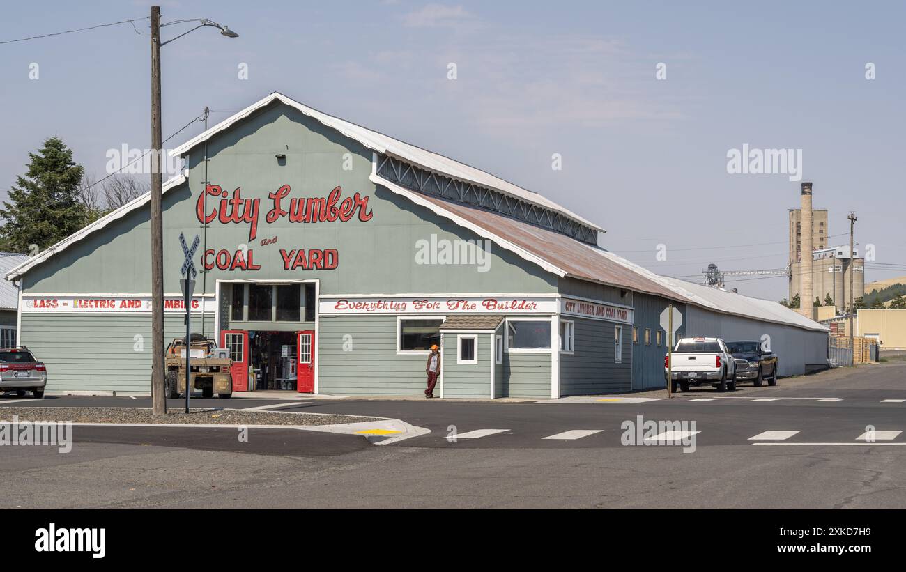 City Lumber, Dalton, Columbia County, Washington Stock Photo