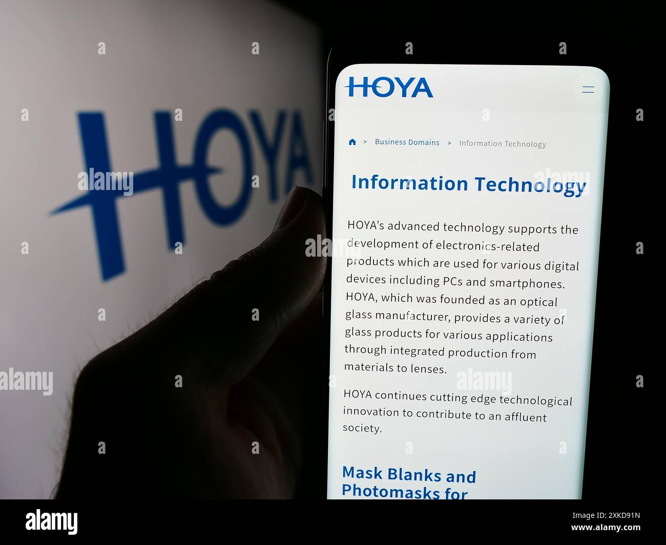 Hoya logo hi-res stock photography and images - Alamy, image size:1300x1064