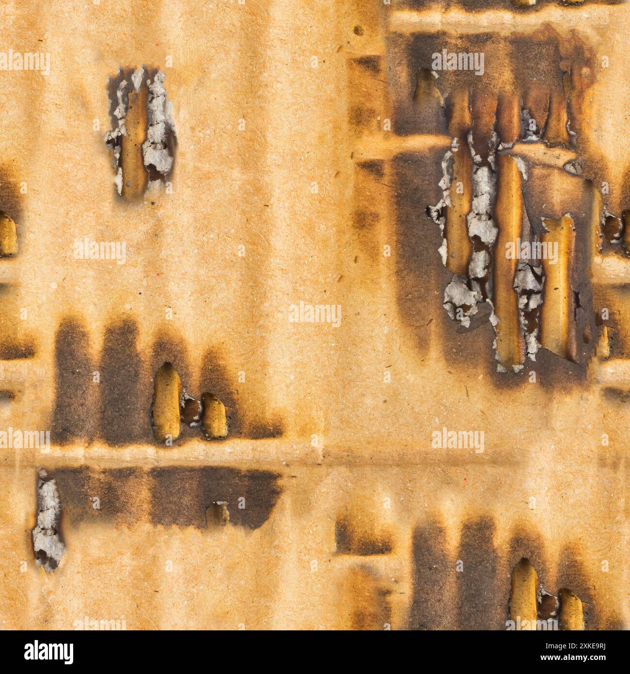 Seamless 4k photo texture of burned and damaged cardboard paper Stock ...