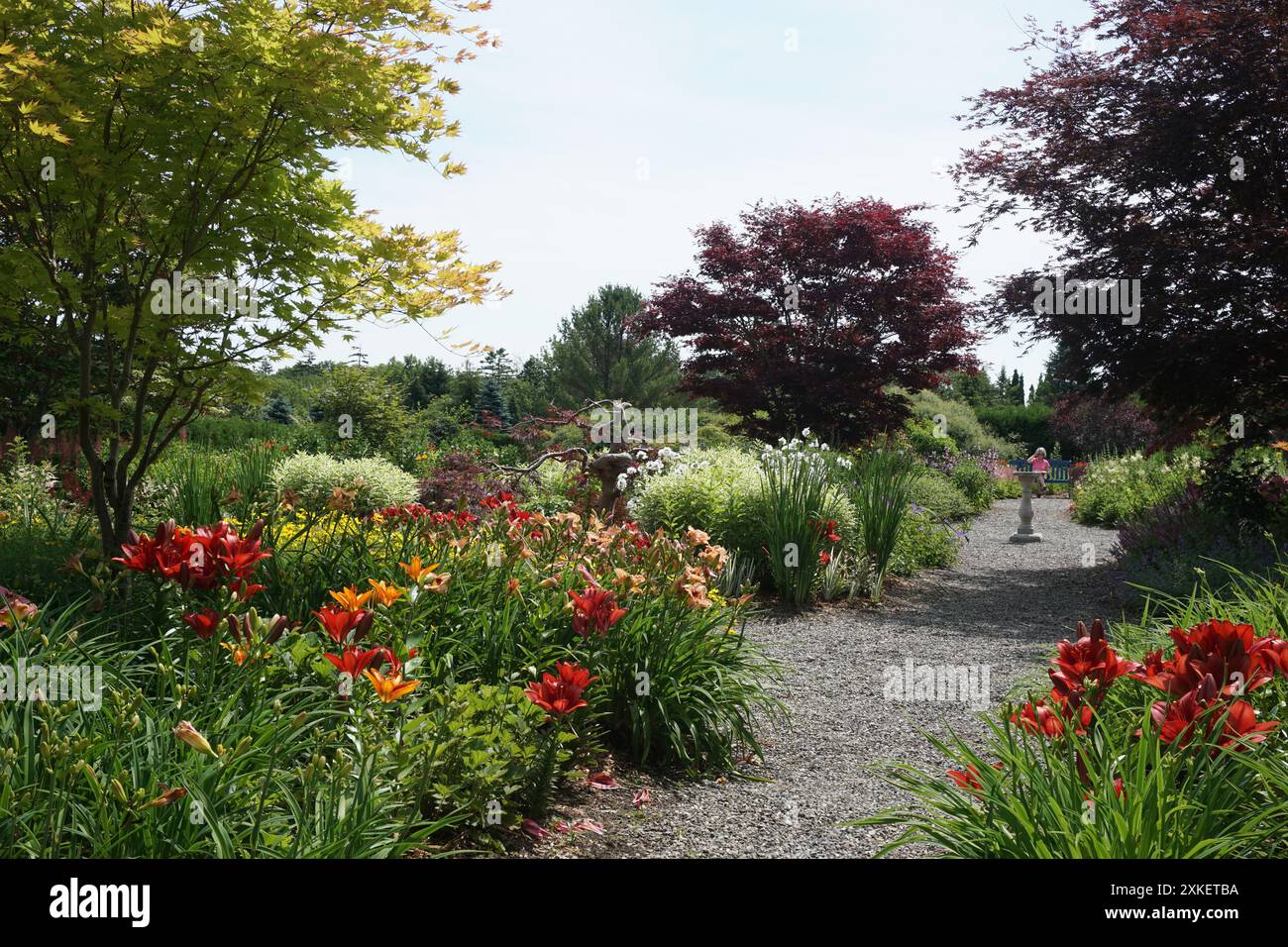 Kingsbrae Garden, St Andrews, New Brunswick Stock Photo