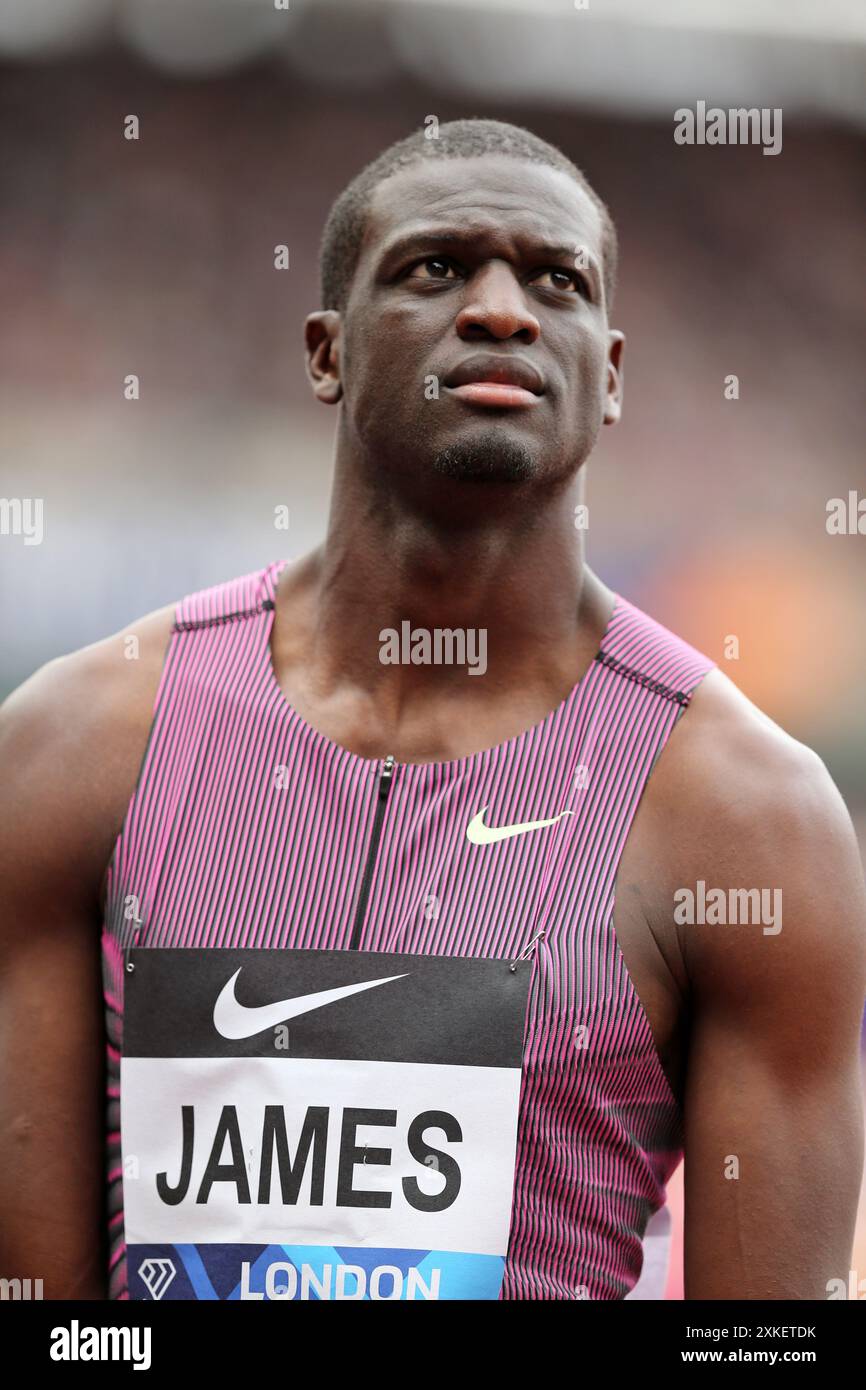 Kirani JAMES (Grenada) after competing in the Men's 400m Final at the