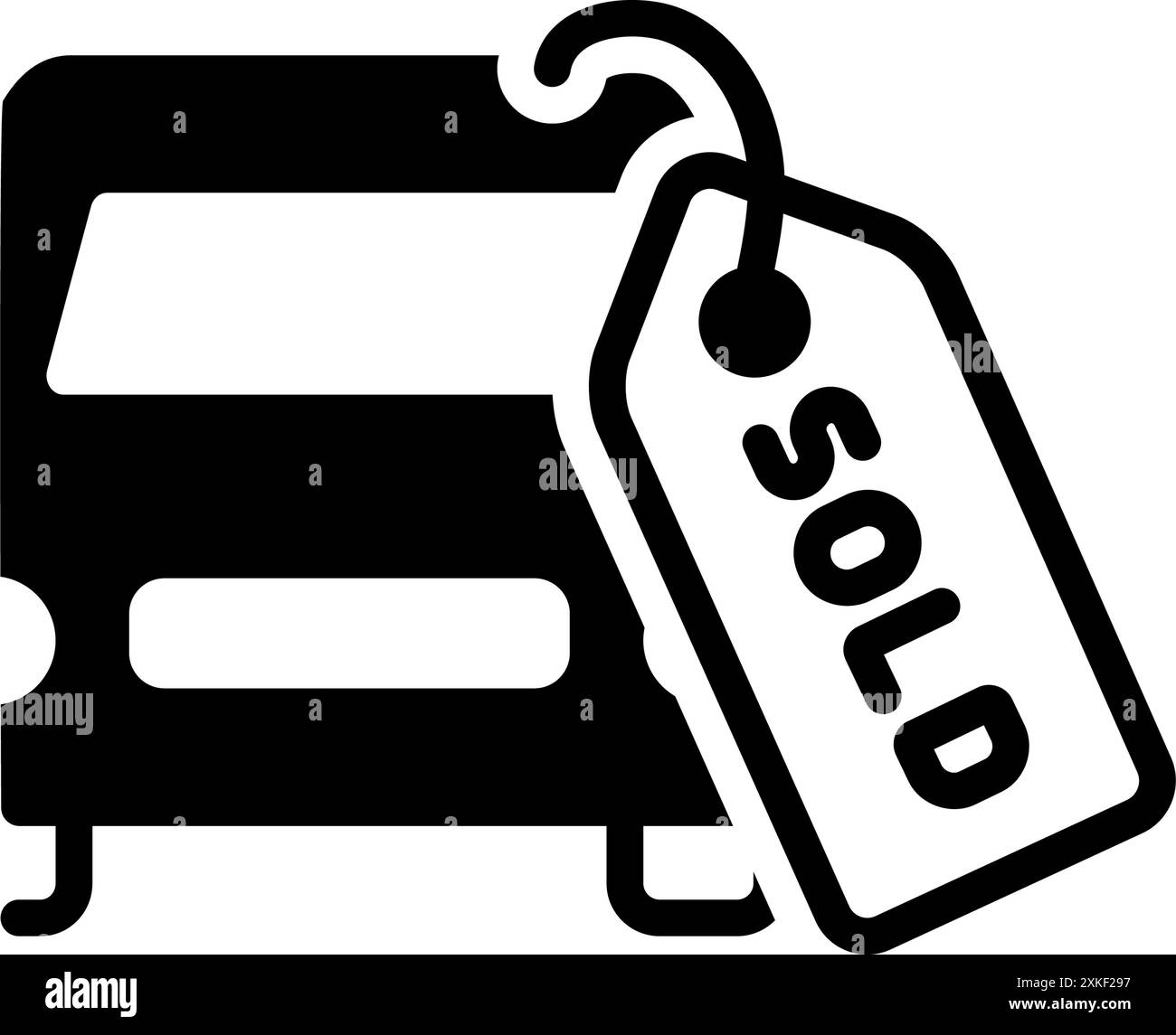 Icon for sold,sold out Stock Vector