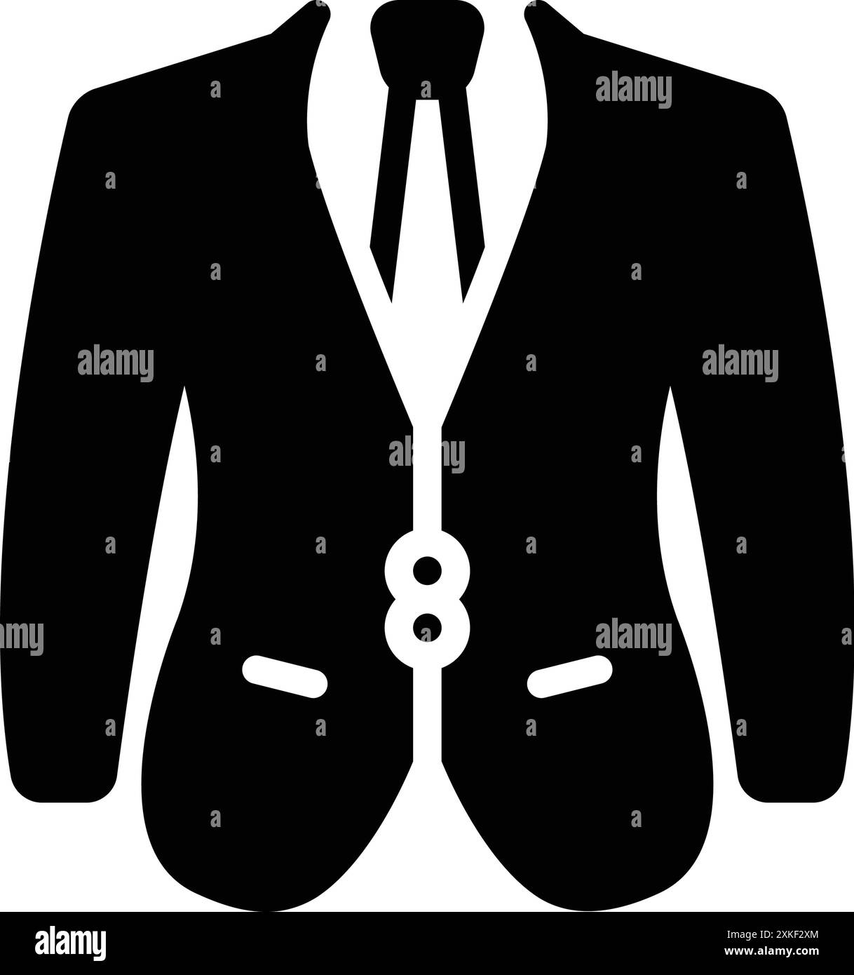 Icon for suited,gentleman Stock Vector