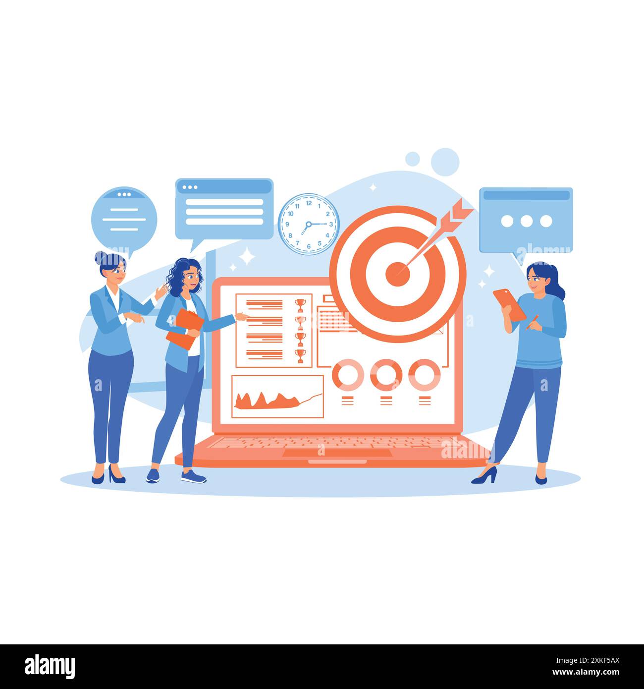 Work pathway Stock Vector Images - Alamy