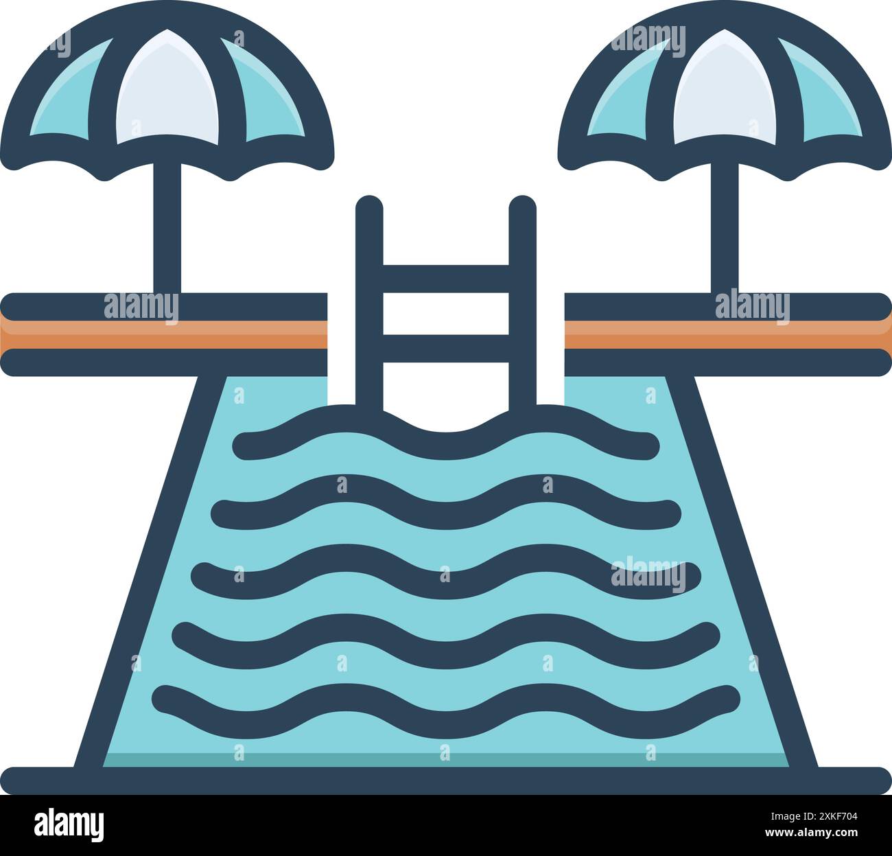 Water reservoir basin Stock Vector Images - Alamy