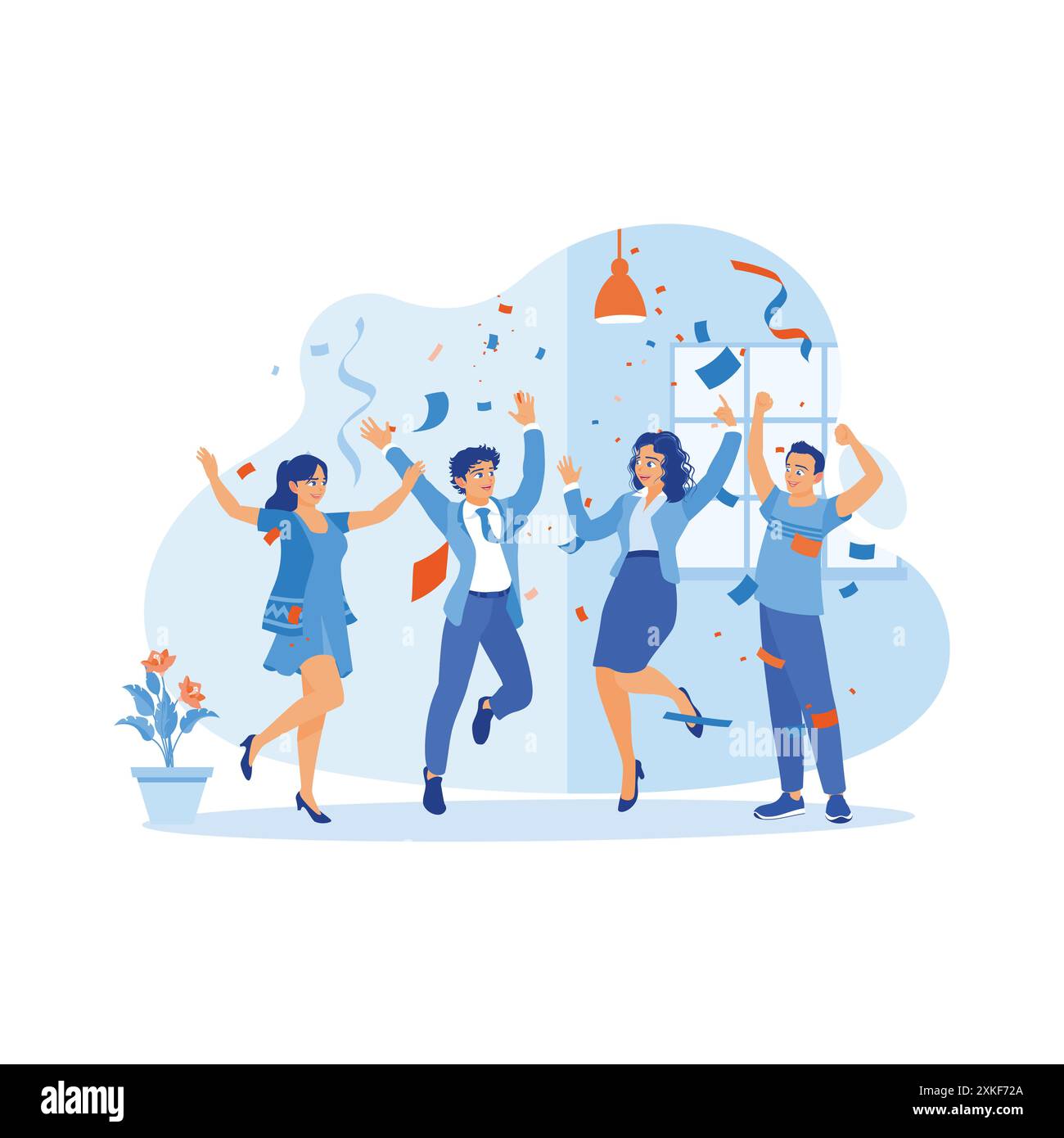 Group of the young people Stock Vector Images Alamy