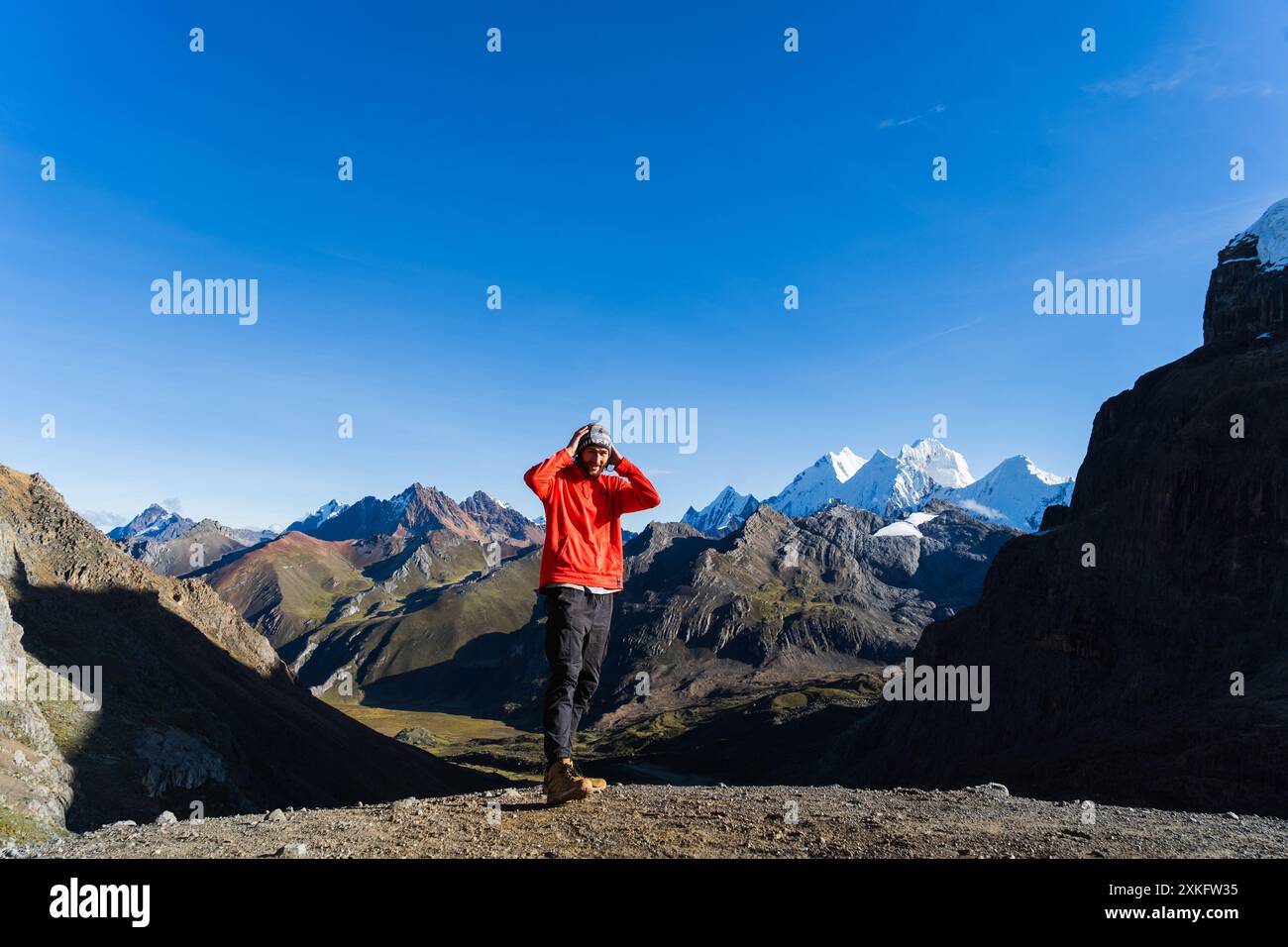 It's hard to belive that this view is real Stock Photo