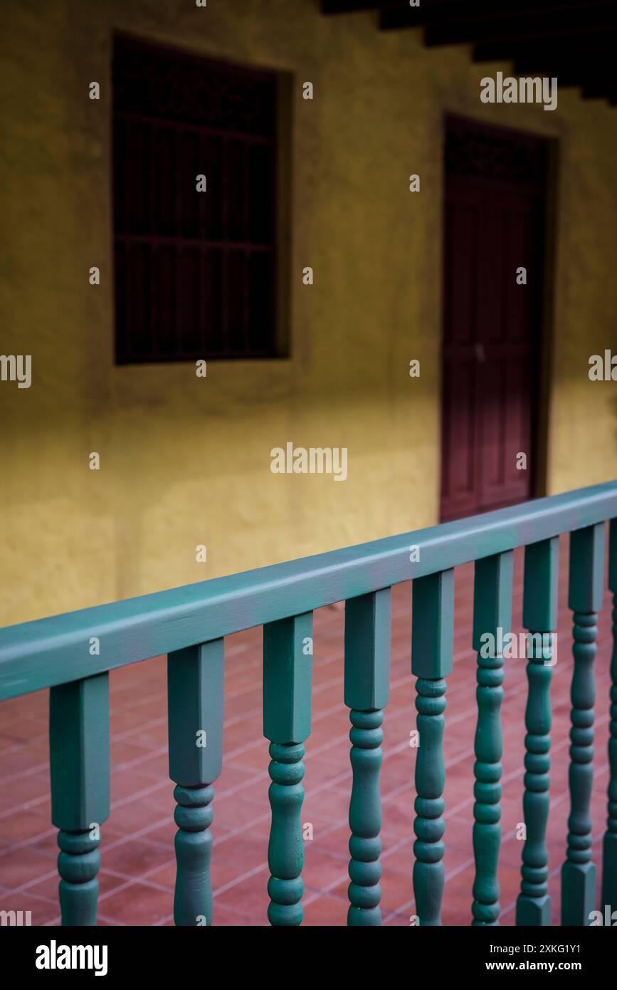 Mi Pueblito, an outdoor attraction with replicas of colonial & indigenous buildings & Panamanian folklore exhibits, Panama City, Panama, Central Ameri Stock Photo