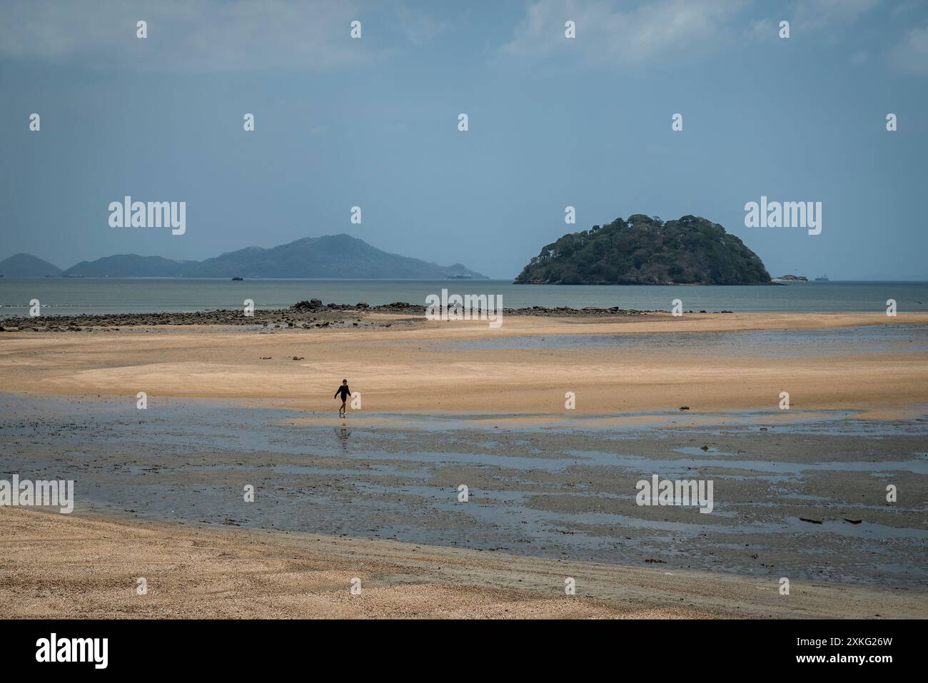 Veracruz  beach, Panama City, Panama, Central America Stock Photo
