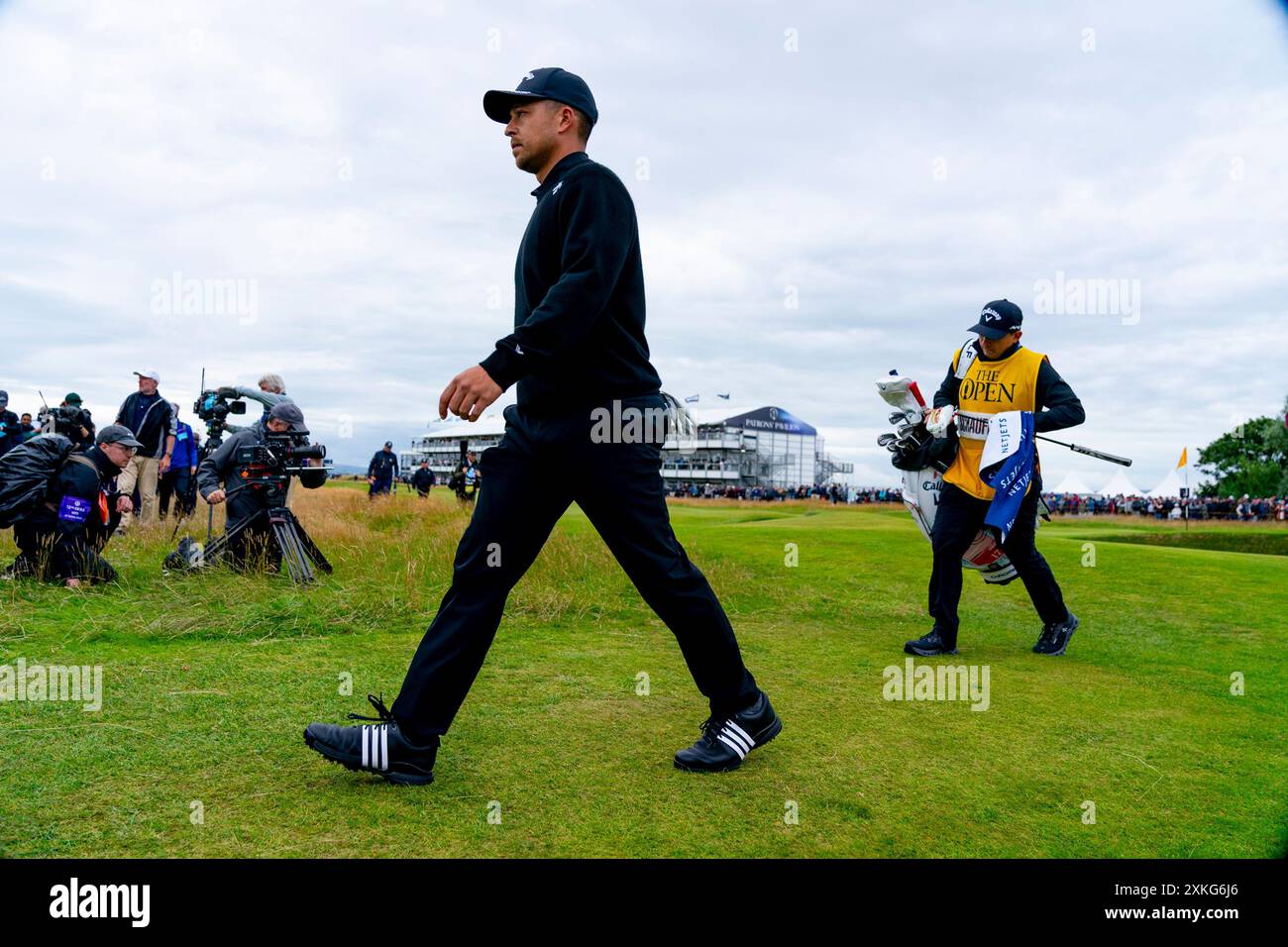 Troon, Scotland, UK. 21st July 2024. Round Four of the 152nd Open