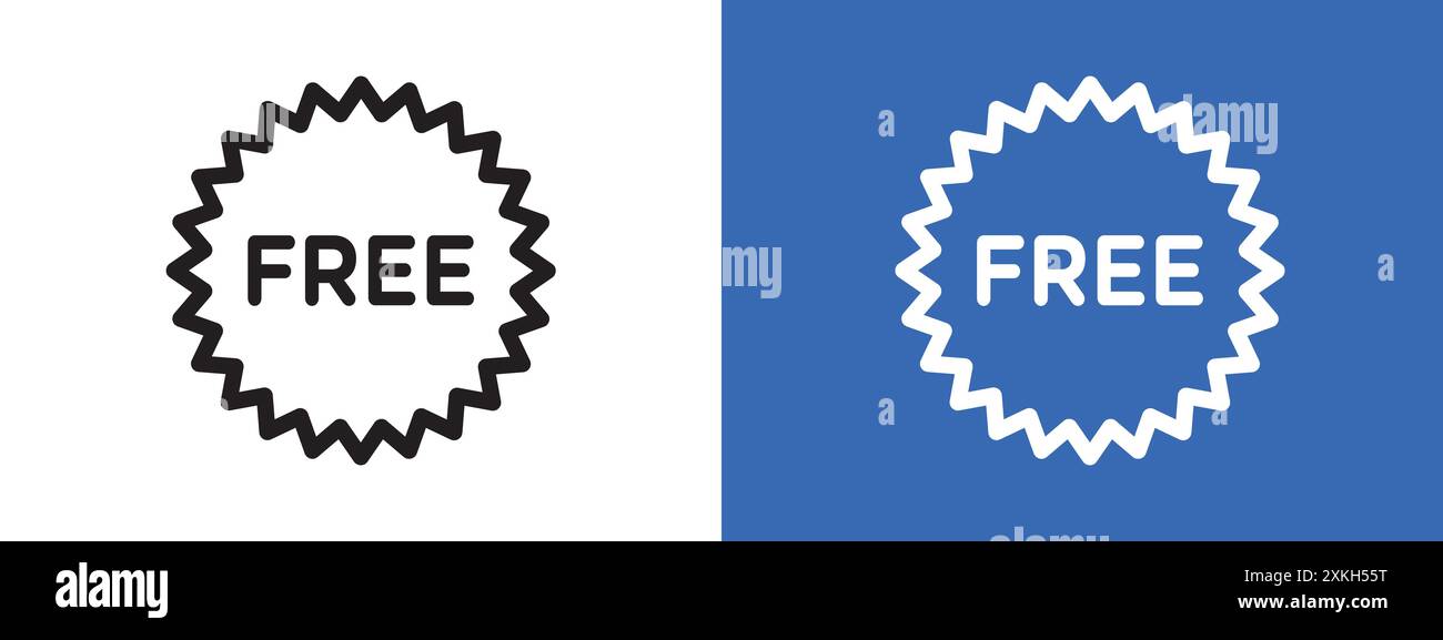 Free label icon logo sign vector outline in black and white color Stock ...