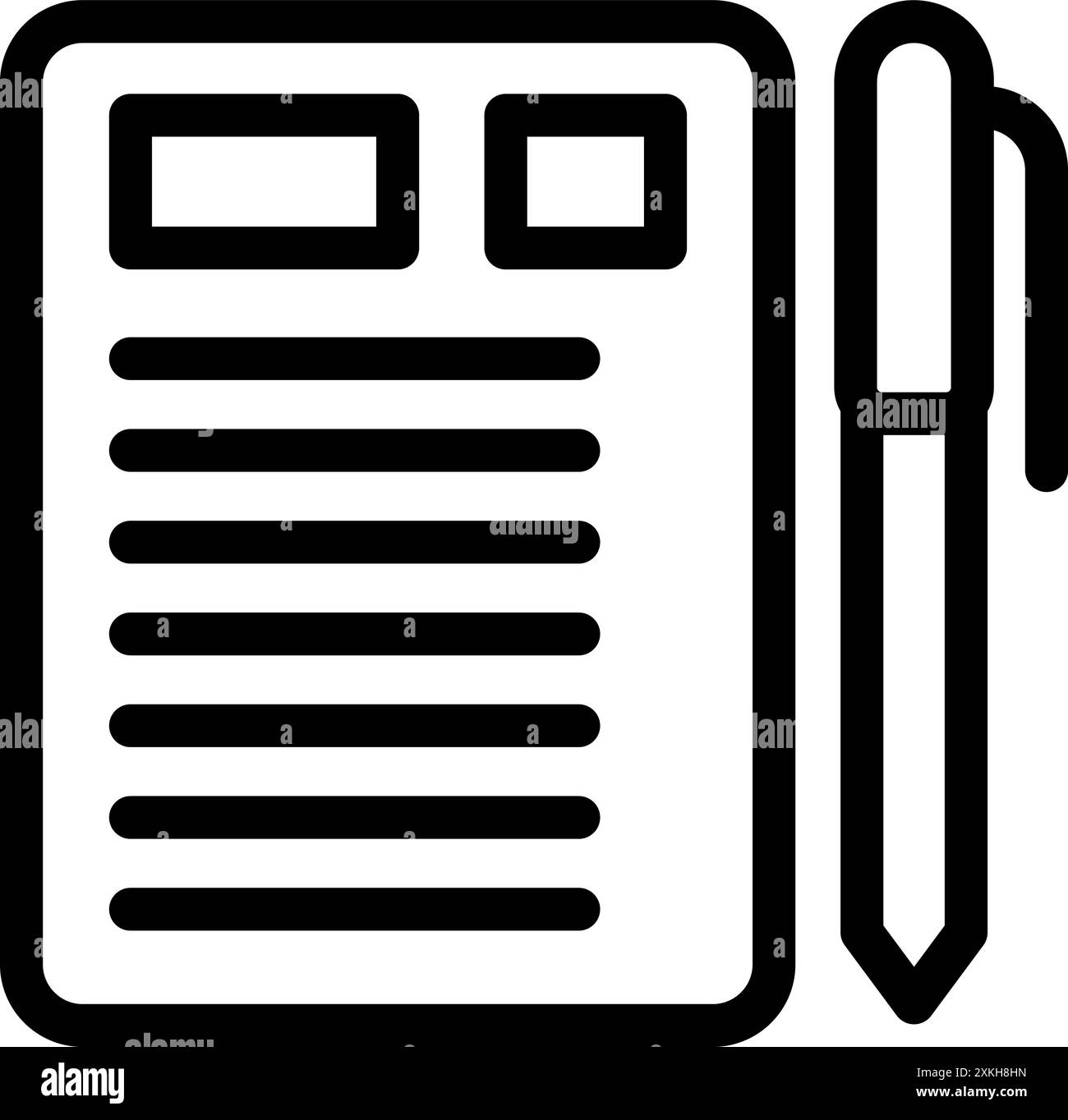 Note taking app Stock Vector Images - Alamy