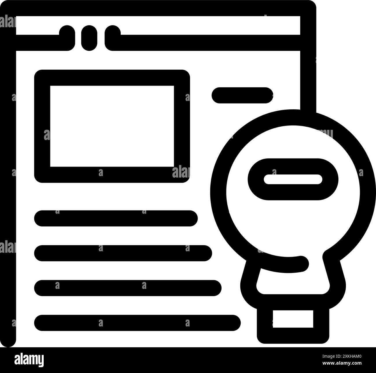 Website content management system is receiving negative feedback from users Stock Vector