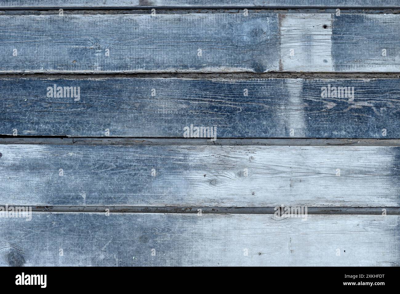 background from old boards laid horizontally Stock Photo