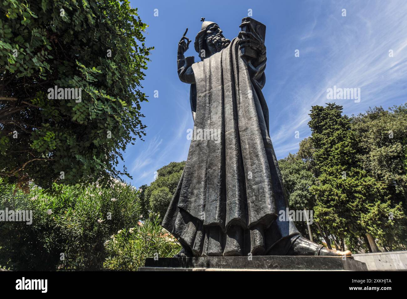 Statue of gregory of nin by ivan mestrovic hi-res stock 