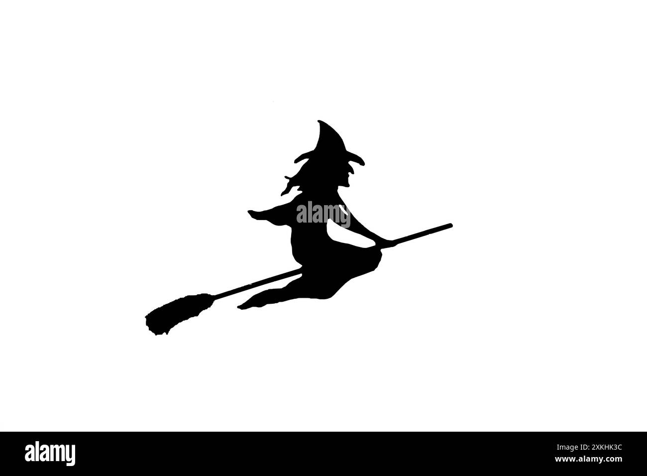 Hexenflug Halloween frei Stock Photo