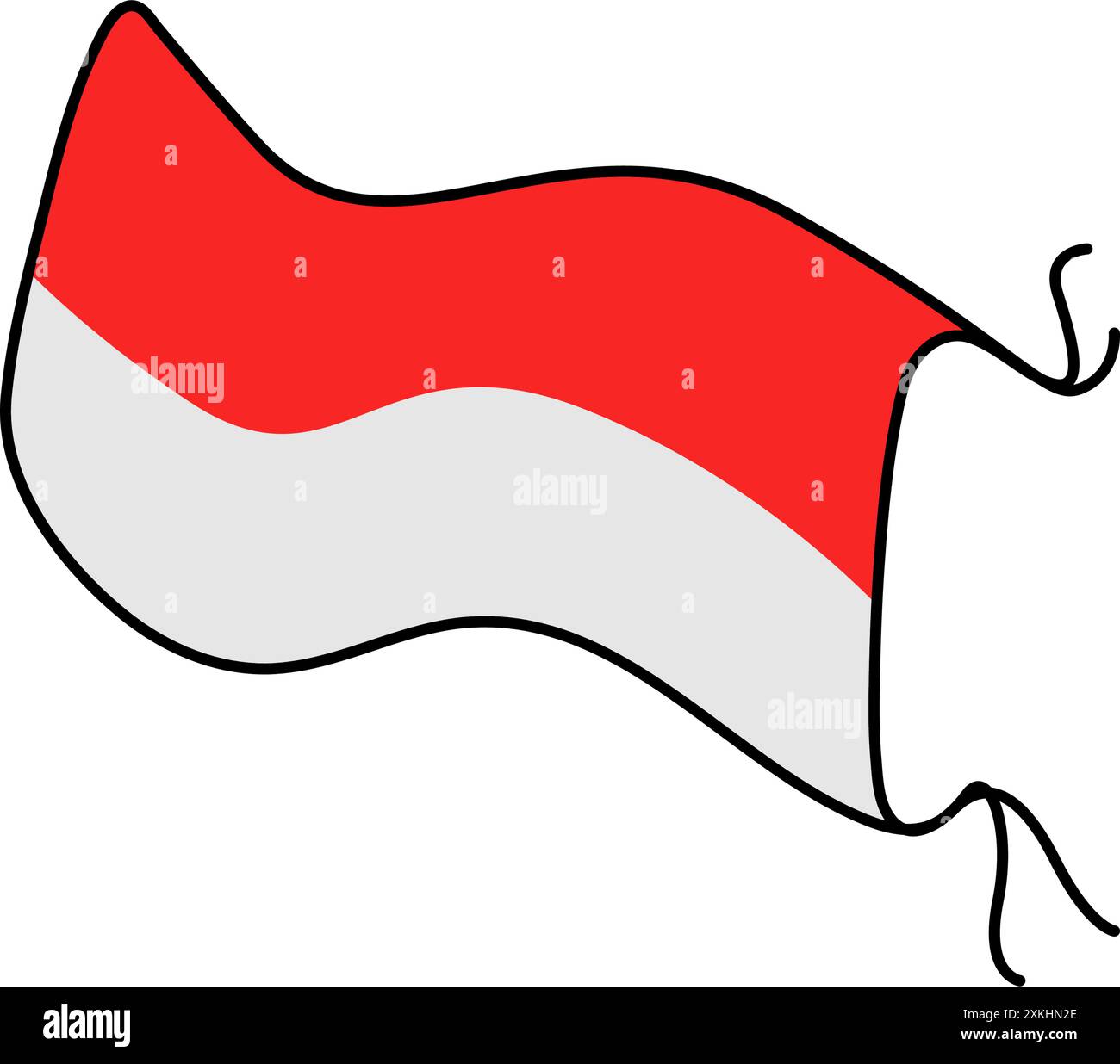 Indonesia Flag Design Template Stock Vector Image Art Alamy