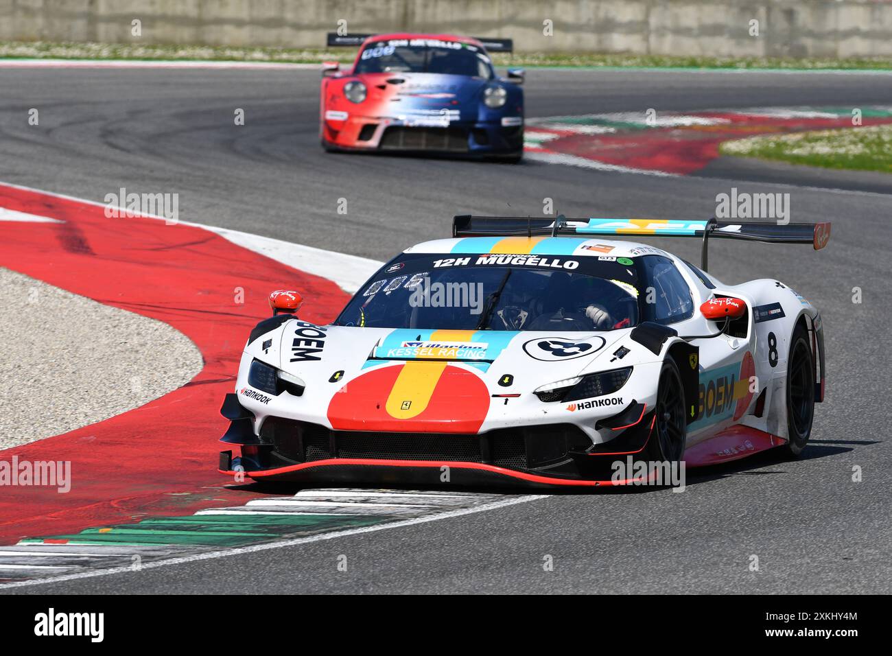Kessel Racing 296 Scarperia, 23 March 2024 Italy: Ferrari 296 GT3 of Team Boem by Kessel ...