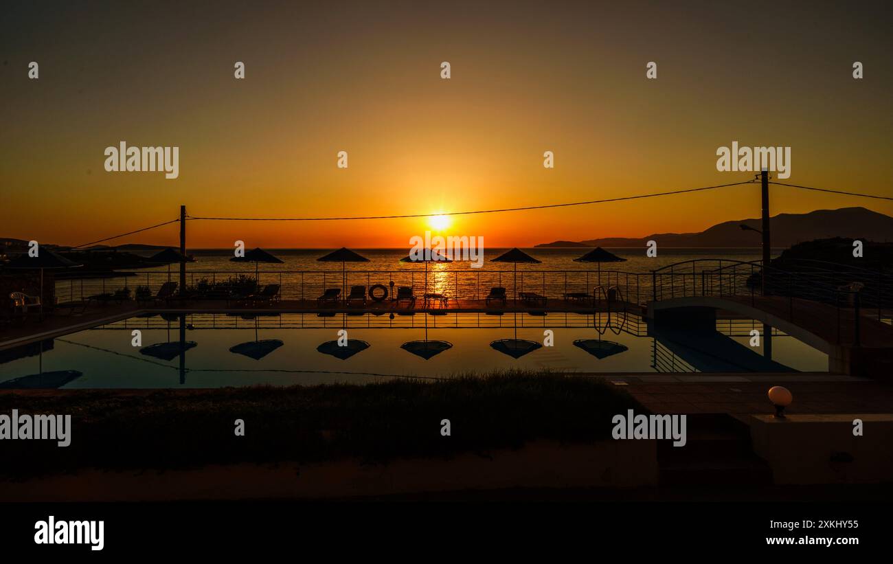 Holiday Flat in Greece Stock Photo