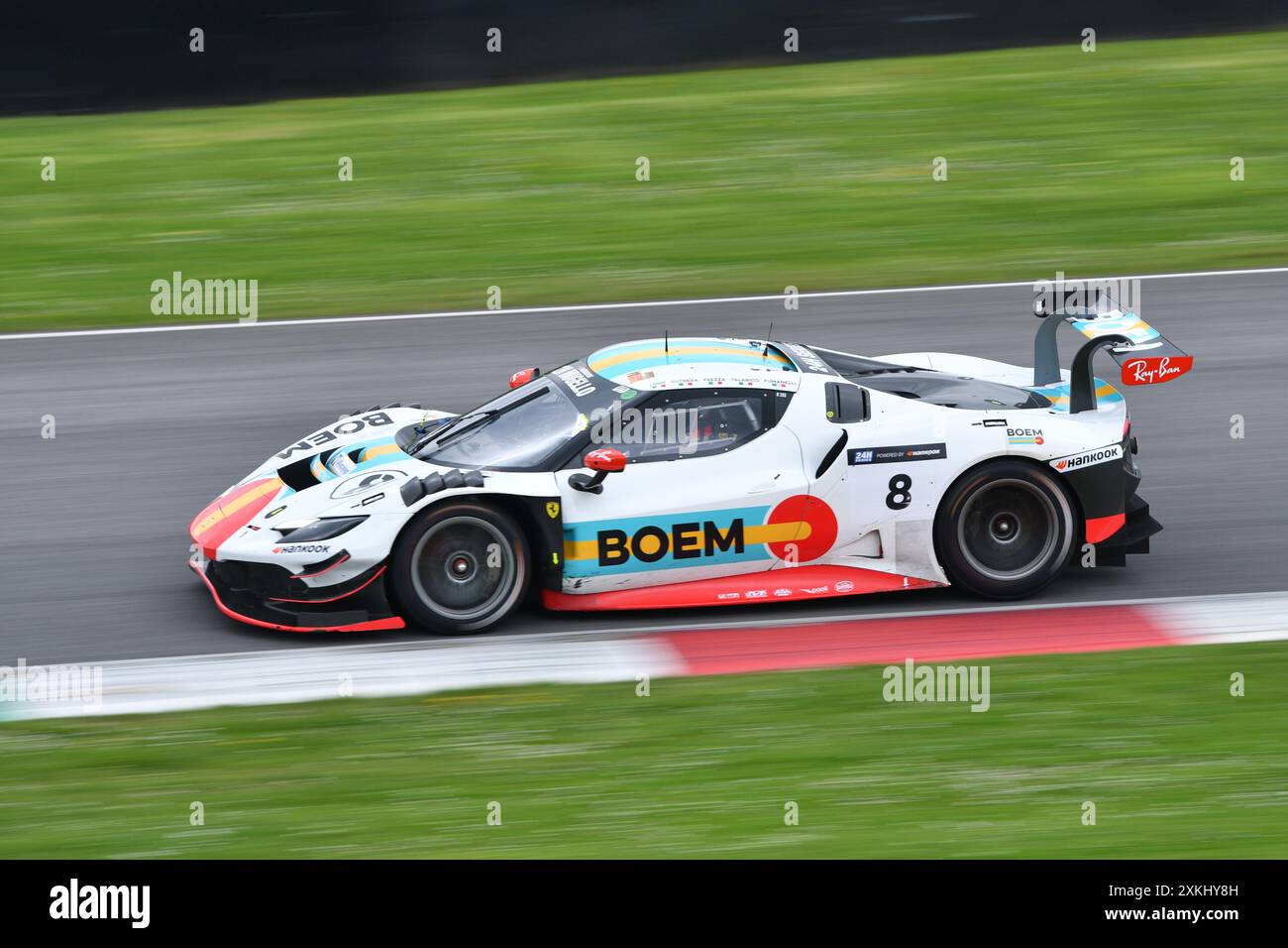 Scarperia, 23 March 2024 Italy: Ferrari 296 GT3 of Team Boem by Kessel ...