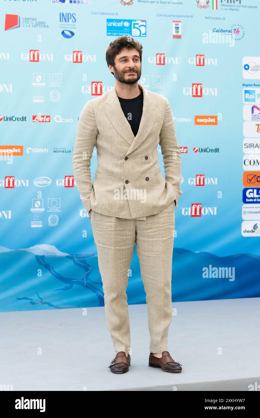 Giffoni Valle Piana, Salerno, Italy. 23rd July, 2024. Italian actor ...