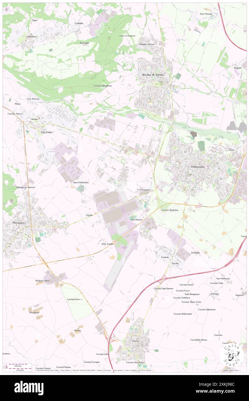 Gerbole, Torino, IT, Italy, Piedmont, N 45 0' 4'', N 7 30' 24'', map, Cartascapes Map published in 2024. Explore Cartascapes, a map revealing Earth's diverse landscapes, cultures, and ecosystems. Journey through time and space, discovering the interconnectedness of our planet's past, present, and future. Stock Photo