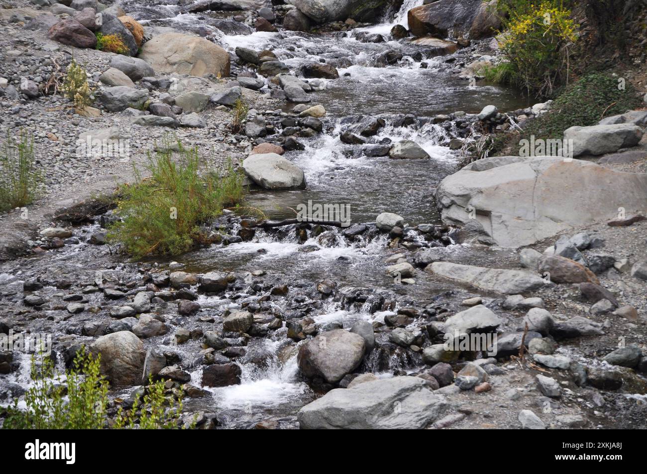 River current passing over the rocks Stock Photo - Alamy