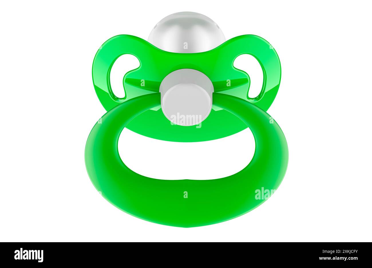 Baby Green Pacifier Clipart
