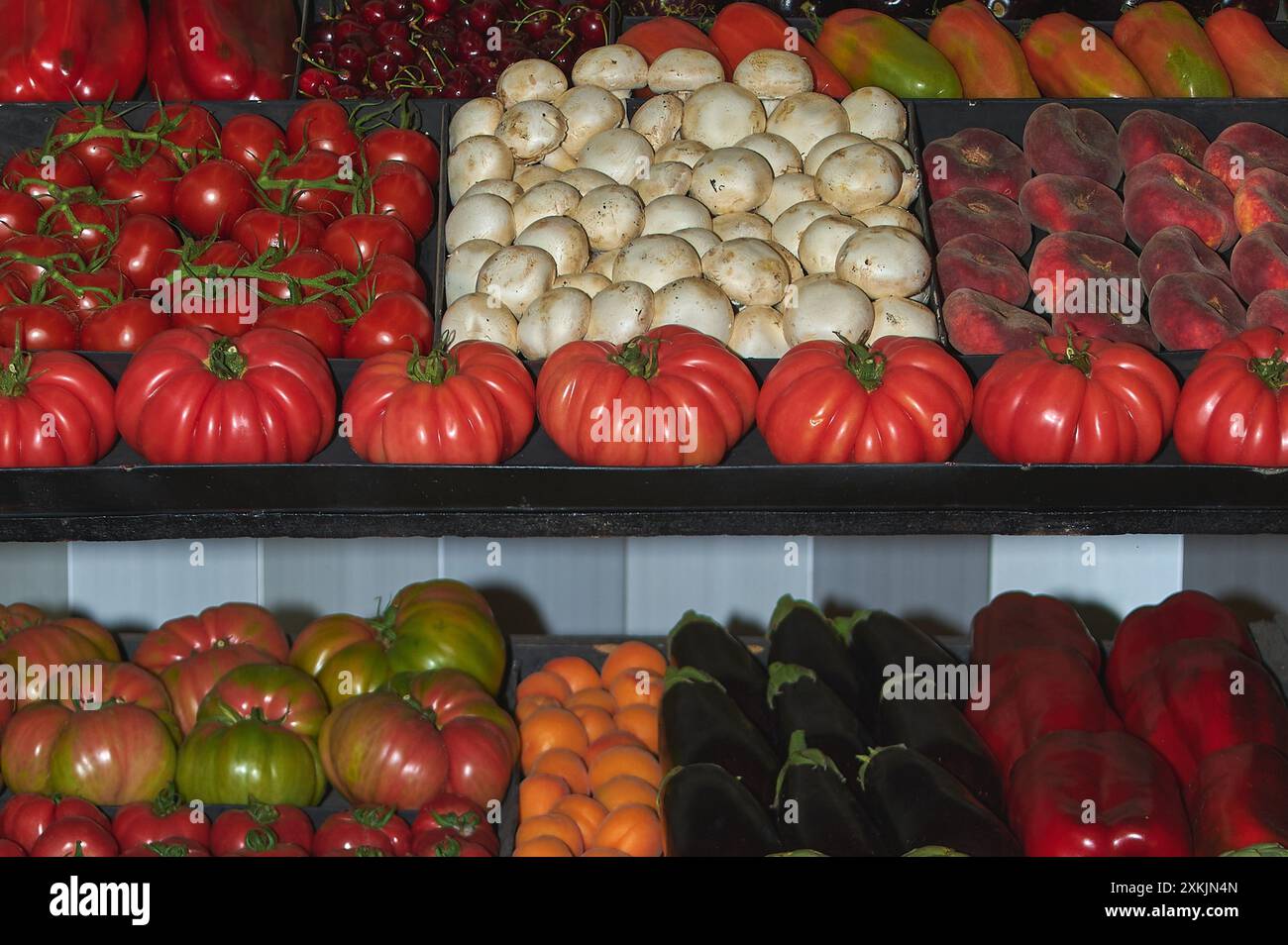 Colorful array of fruits and vegetables hi-res stock photography and ...