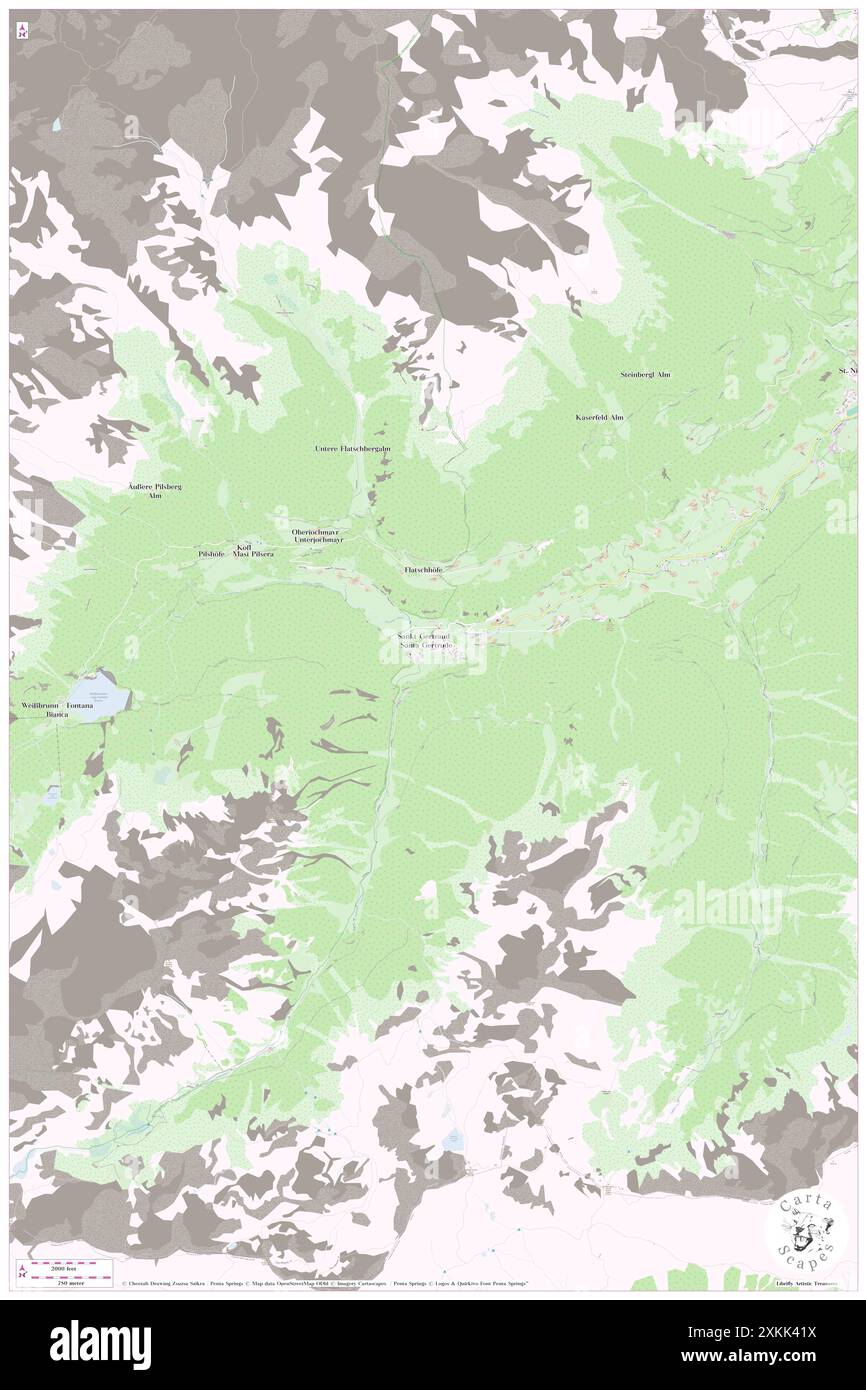 Santa Gertrude, Bolzano, IT, Italy, Trentino-Alto Adige, N 46 29' 20'', N 10 52' 19'', map, Cartascapes Map published in 2024. Explore Cartascapes, a map revealing Earth's diverse landscapes, cultures, and ecosystems. Journey through time and space, discovering the interconnectedness of our planet's past, present, and future. Stock Photo