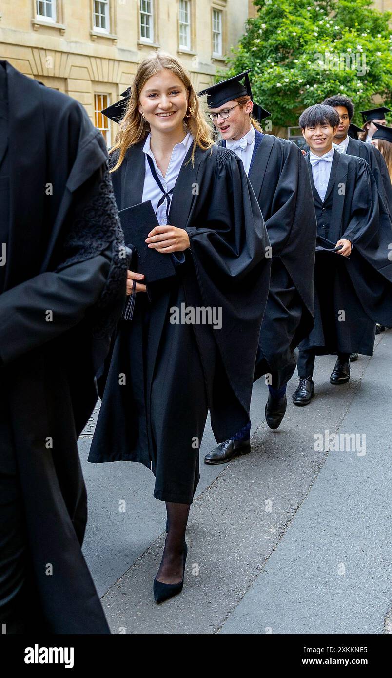 OXFORD, England 23072024 Crown Princess Elisabeth of Belgium Belgium(00)