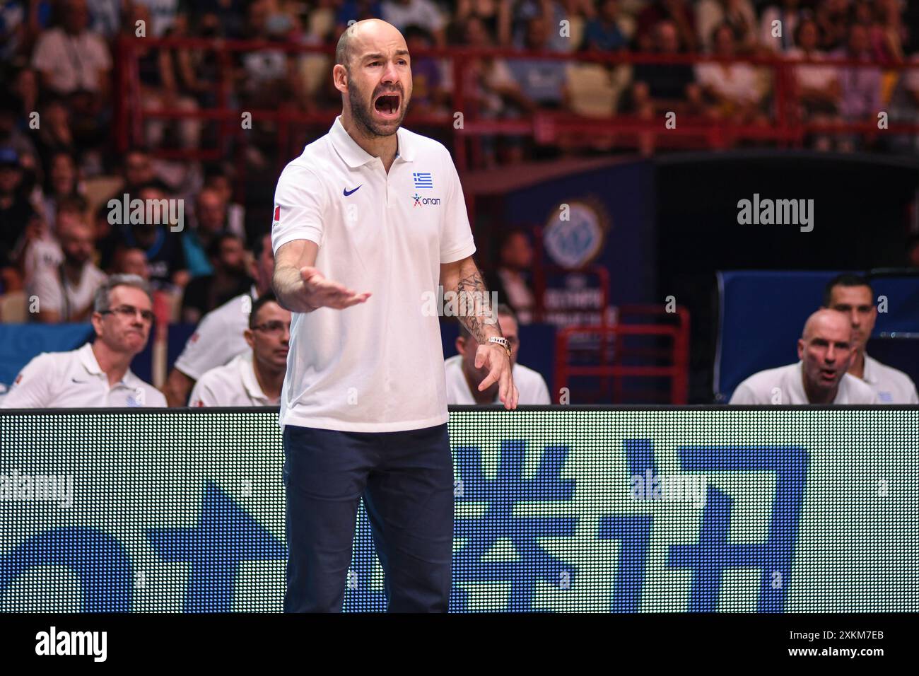 Vassilis Spanoulis. Greece Basketball National Team head coach. FIBA ...