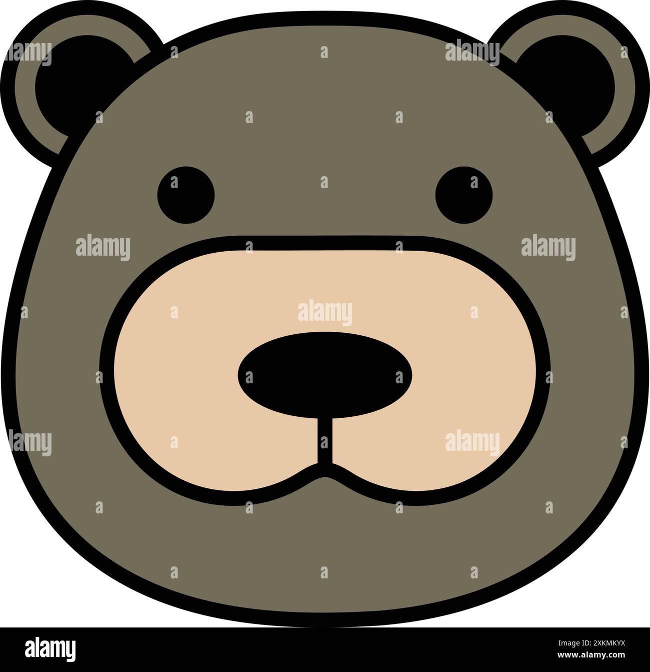 Soft cuddly teddy bear Stock Vector Images - Alamy