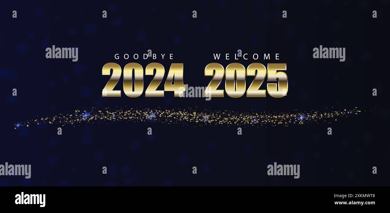 Saying Goodbye to 2024 and to 2025 Stock Vector Image & Art Alamy