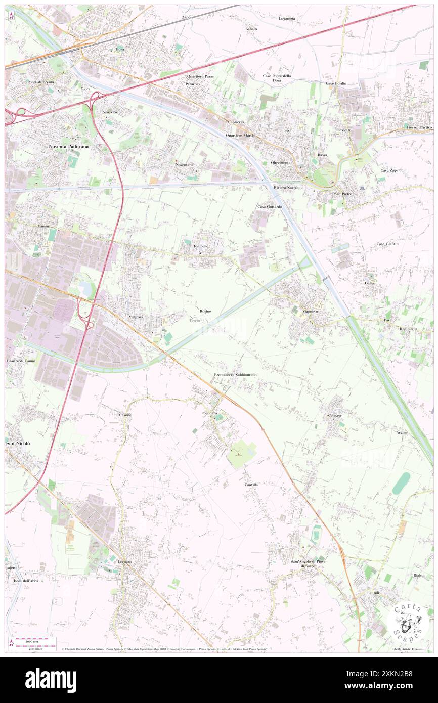 De Marchi, Provincia di Padova, IT, Italy, Veneto, N 45 23' 2'', N 11 59' 10'', map, Cartascapes Map published in 2024. Explore Cartascapes, a map revealing Earth's diverse landscapes, cultures, and ecosystems. Journey through time and space, discovering the interconnectedness of our planet's past, present, and future. Stock Photo