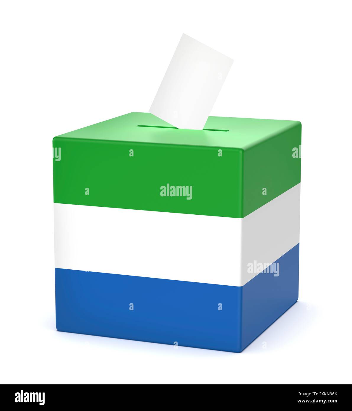 Concept image for elections in Sierra Leone Stock Photo