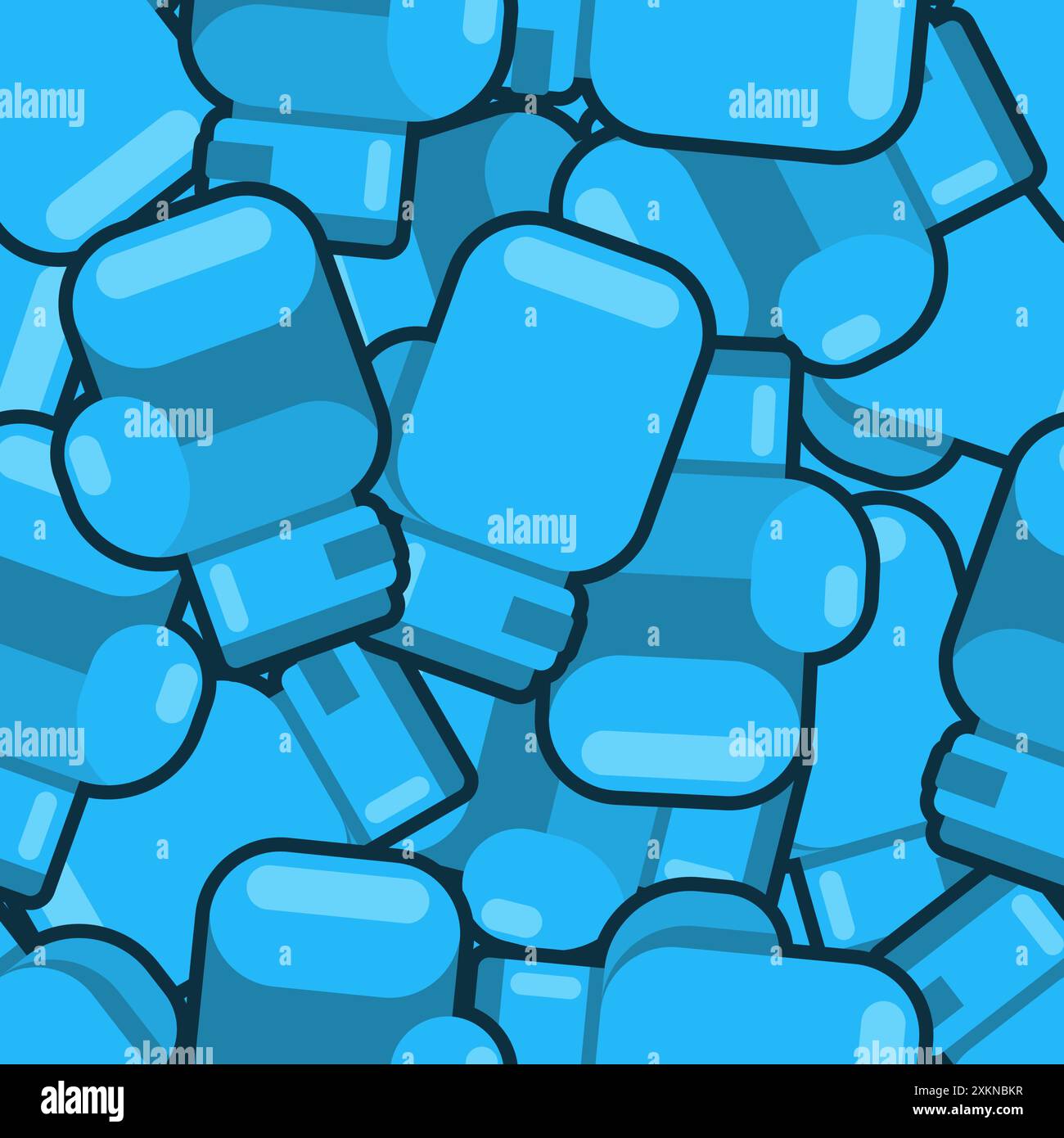 Boxing glove pattern seamless. boxing accessory background. Boxer uniform texture Stock Vector