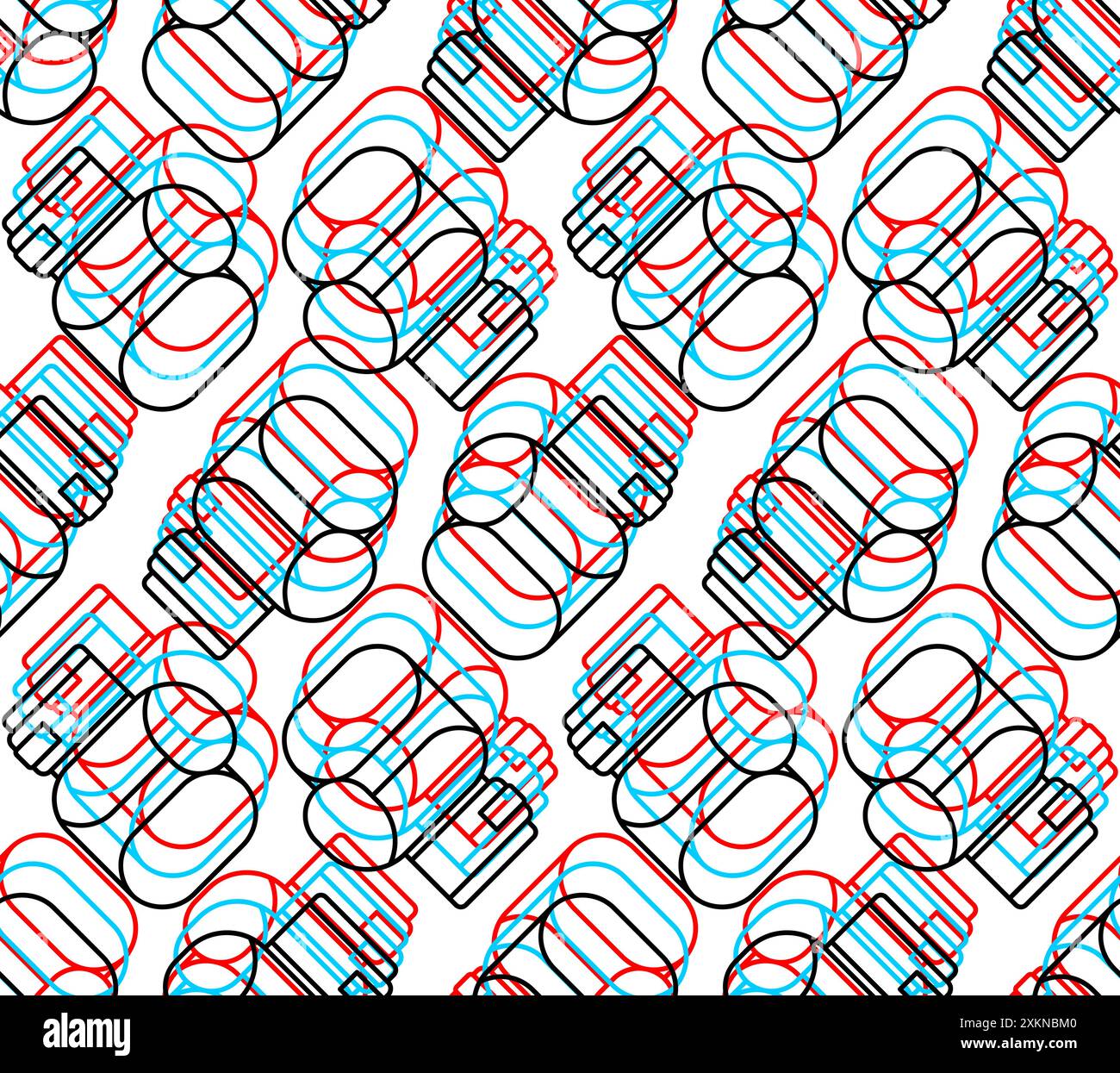 Boxing glove pattern seamless. boxing accessory background. Boxer uniform texture Stock Vector
