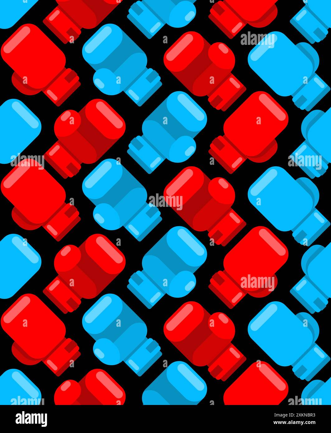 Boxing glove pattern seamless. boxing accessory background. Boxer ...
