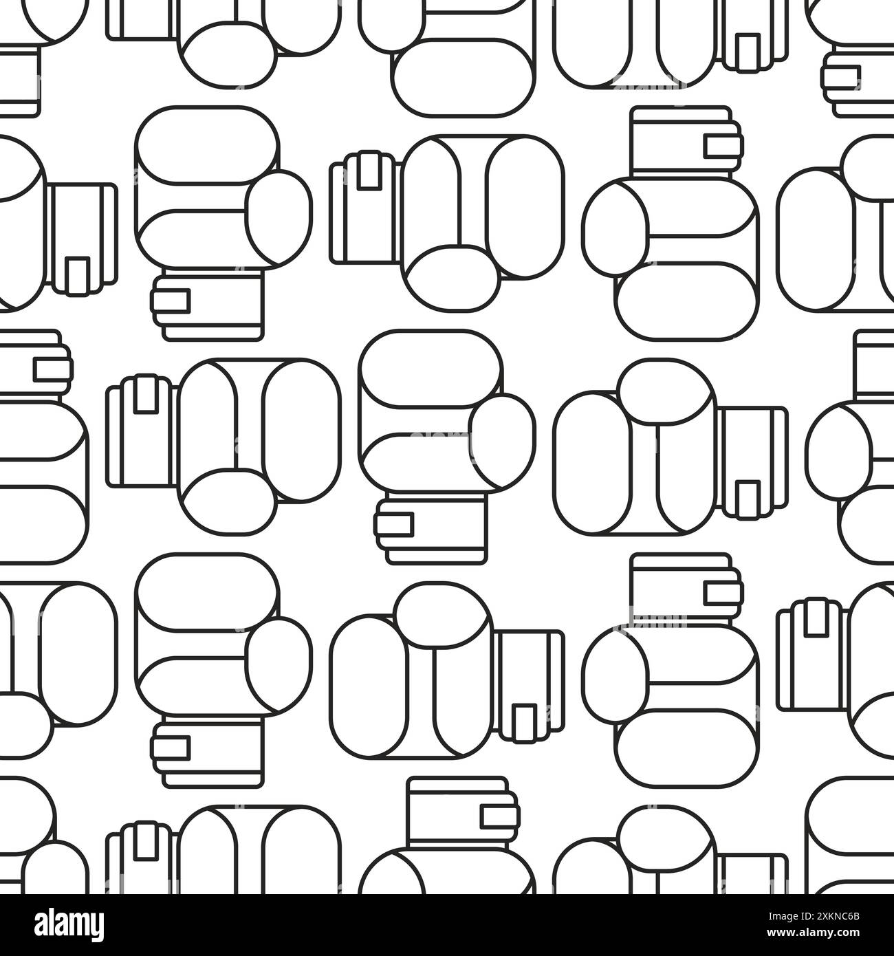 Boxing glove pattern seamless. boxing accessory background. Boxer uniform texture Stock Vector