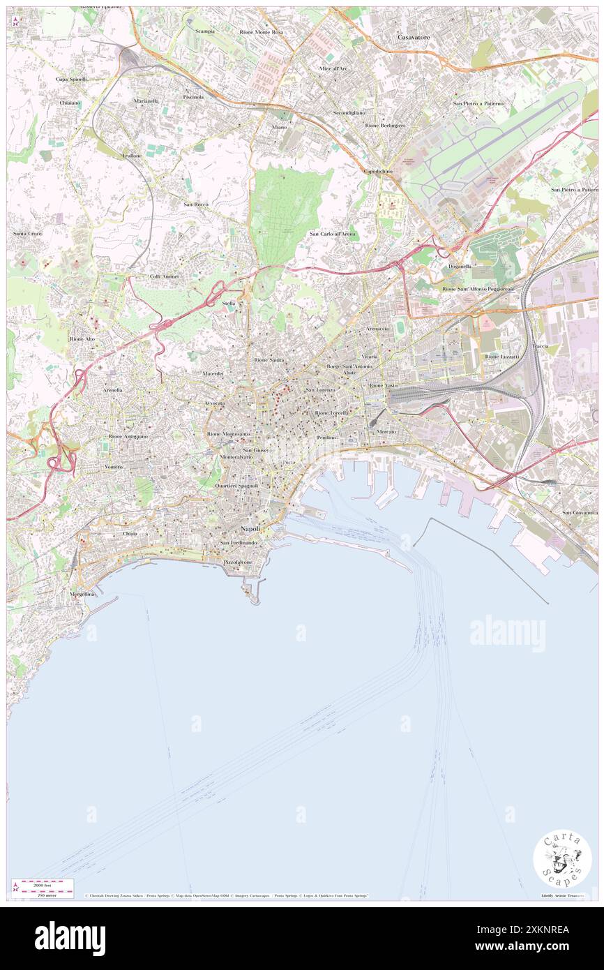 Universita degli Studi di Napoli Federico II, Napoli, IT, Italy, Campania, N 40 50' 43'', N 14 15' 27'', map, Cartascapes Map published in 2024. Explore Cartascapes, a map revealing Earth's diverse landscapes, cultures, and ecosystems. Journey through time and space, discovering the interconnectedness of our planet's past, present, and future. Stock Photo