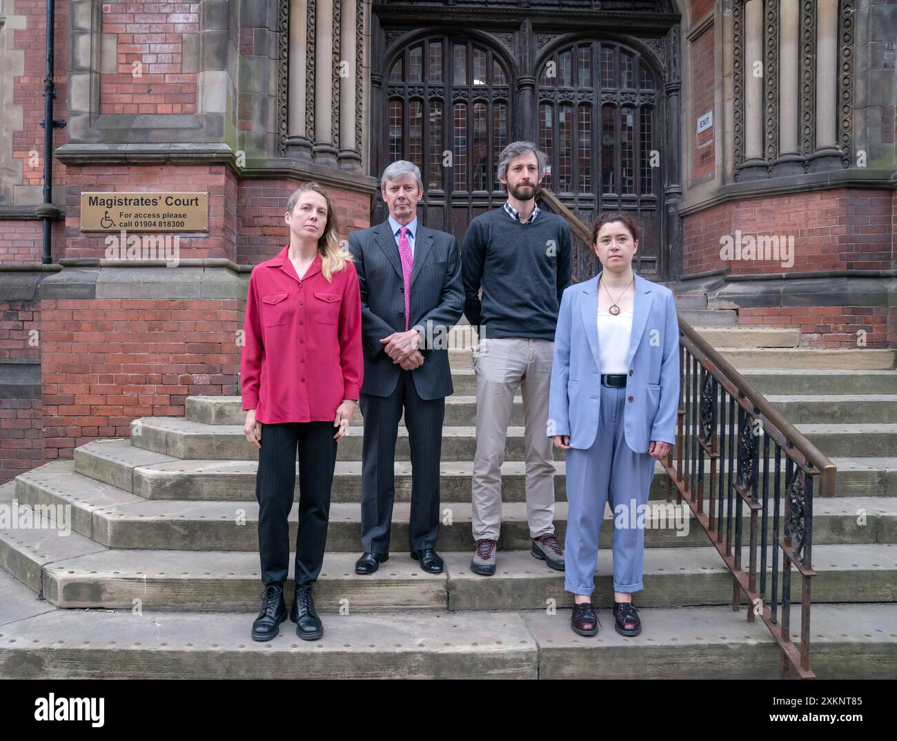 Greenpeace activists left to right Alexandra Wilson, 32, Michael Grant ...