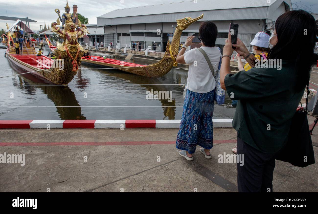 Bangkok, Thailand. 24th July, 2024. Visitors take a photograph of the ...