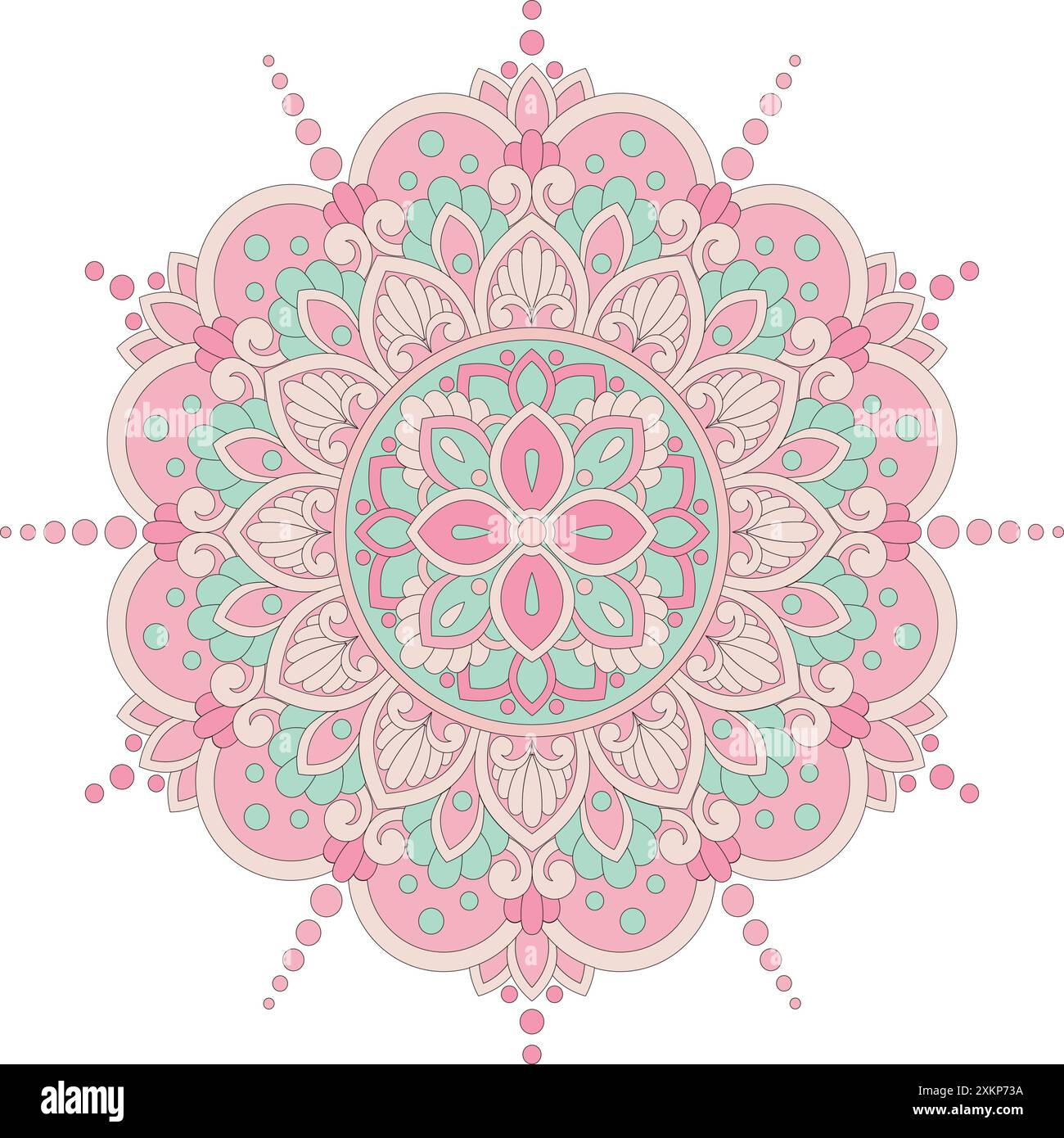 Floral ornament vector vectors hi-res stock photography and images - Alamy